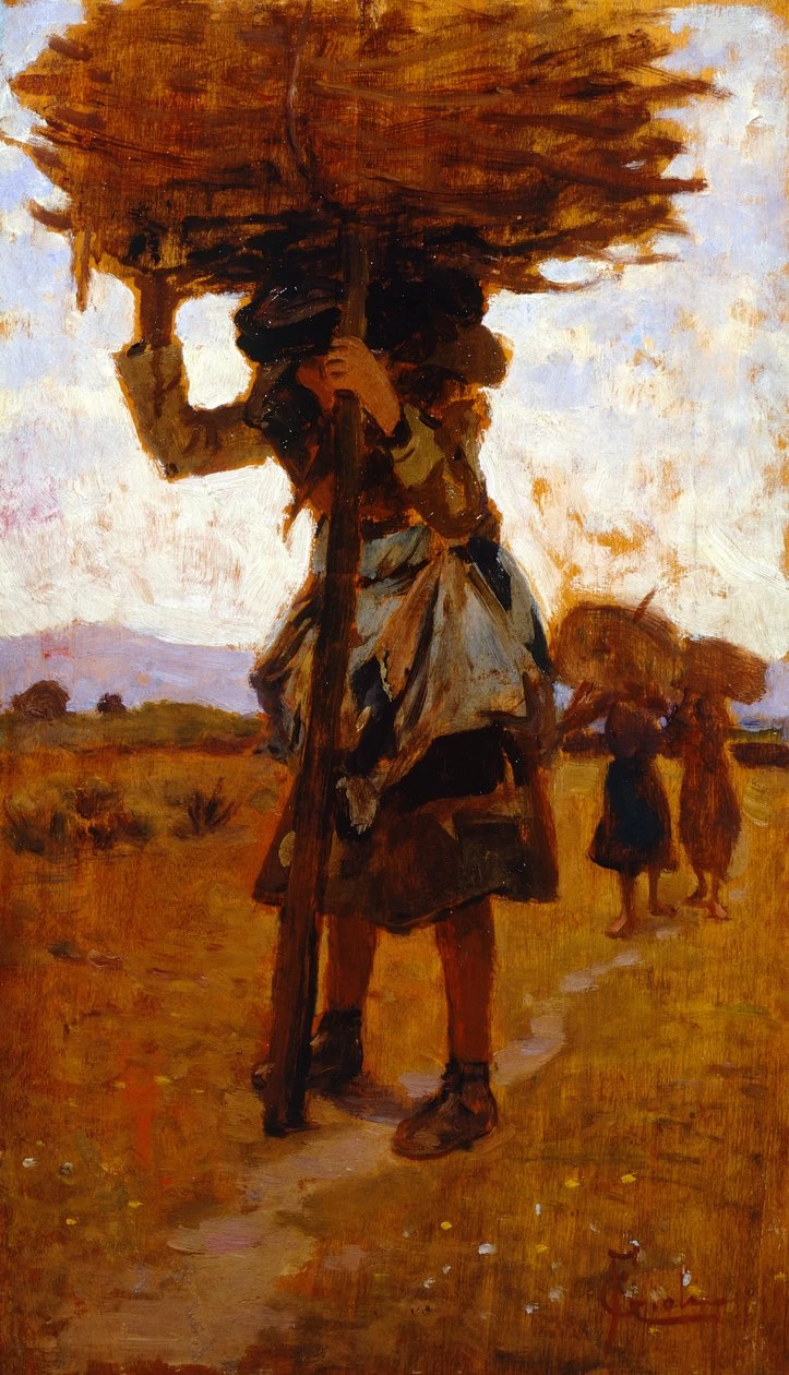 Donne boscaiolo di San Rossore (studio)